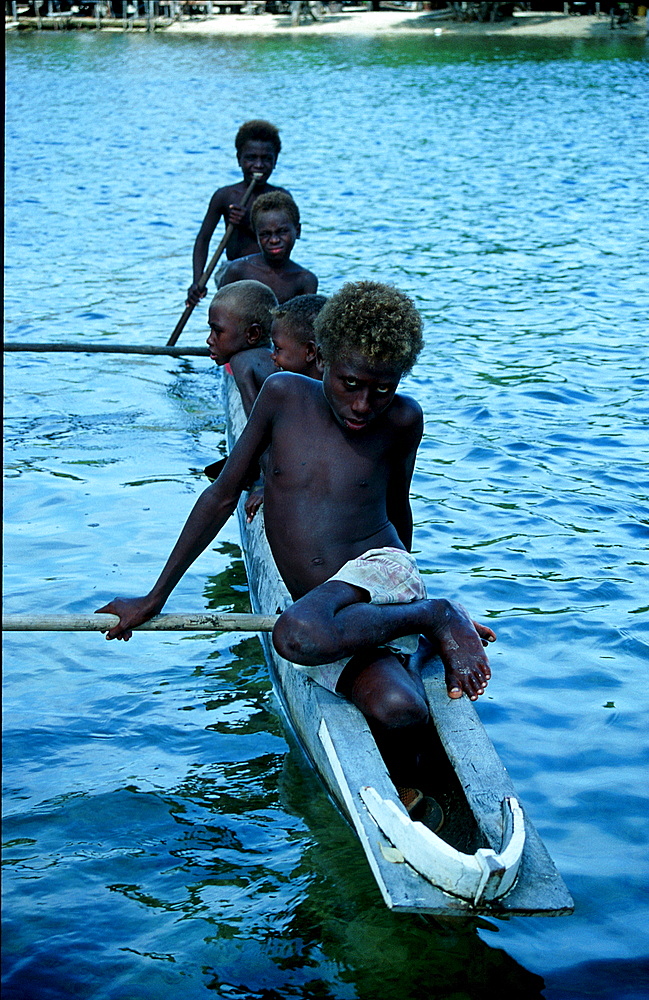 Children in New Ireland, Papua New Guinea, New Ireland, Neu Irland