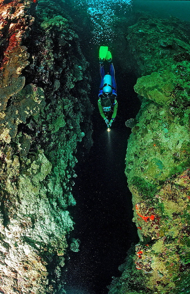 Tectonical rift underwater, Djibouti, Djibuti, Africa, Afar Triangle, Gulf of Aden, Gulf of Tadjourah