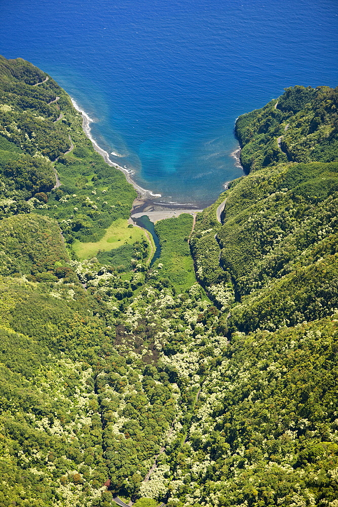 Road to Hana at Northcoast of Maui, Maui, Hawaii, USA