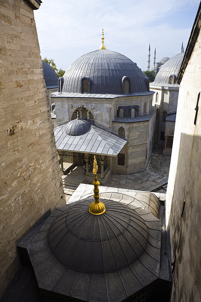 Domes of Hagia Sophia, Istanbul, Turkey