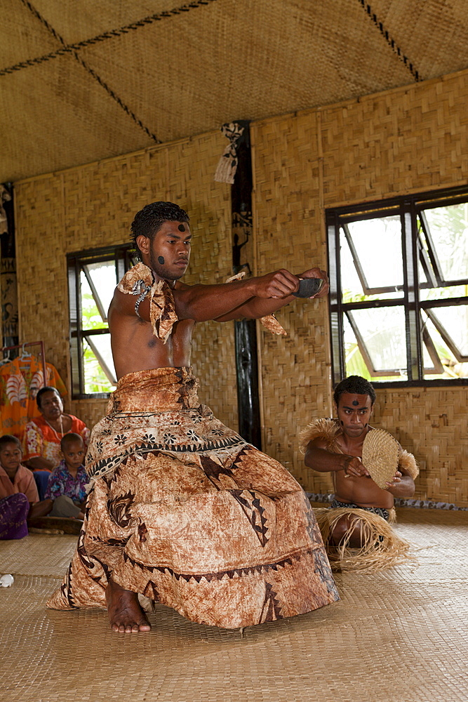 Natives perform Kava Ceremony, Pacific Harbour, Viti Levu, Fiji, Pacific