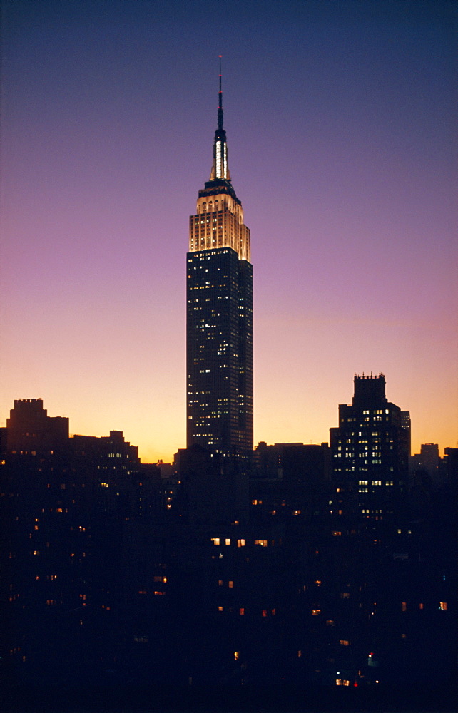 The Empire State Building, New York, New York State, United States of America (U.S.A.), North America