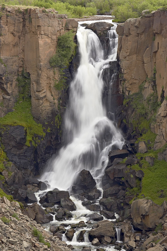 North Clear Creek Falls, Rio Grande National Forest, Colorado, United States of America, North America