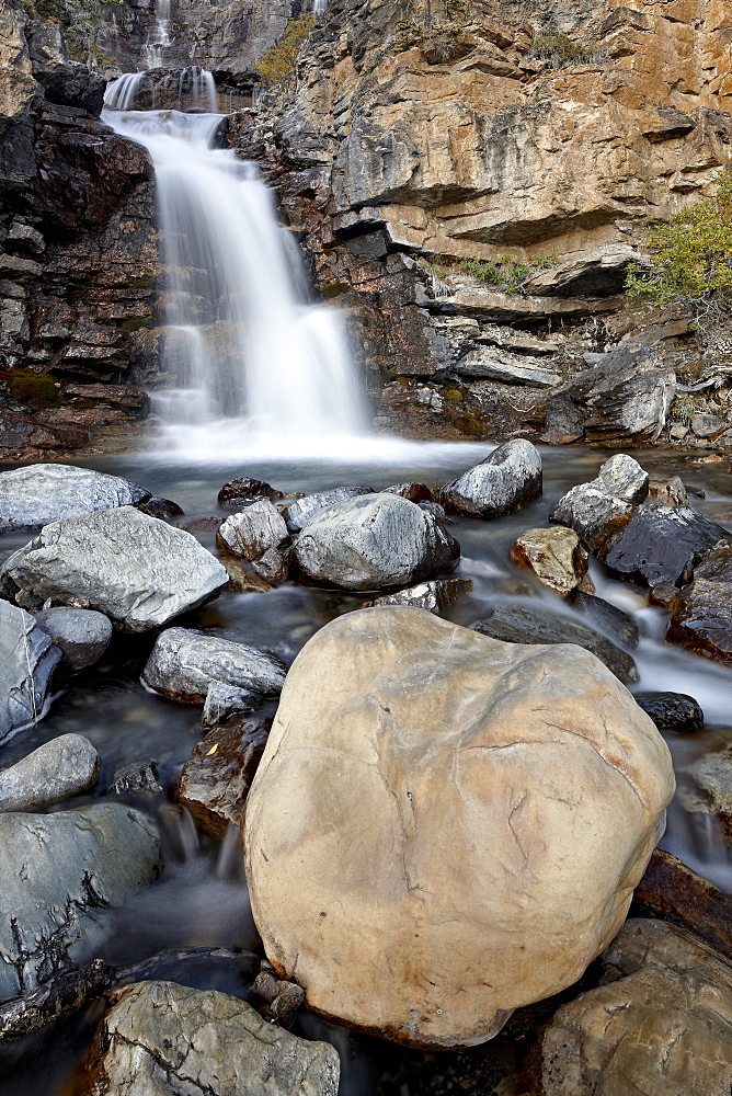 Tangle Falls, Jasper National Park, UNESCO World Heritage Site, Alberta, Canada, North America