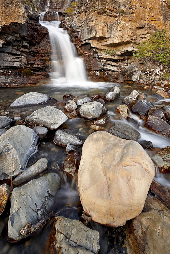 Tangle Falls, Jasper National Park, UNESCO World Heritage Site, Alberta, Canada, North America