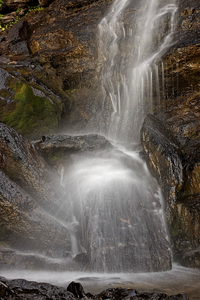 Waterfall, San Juan National Forest, Colorado, United States of America, North America