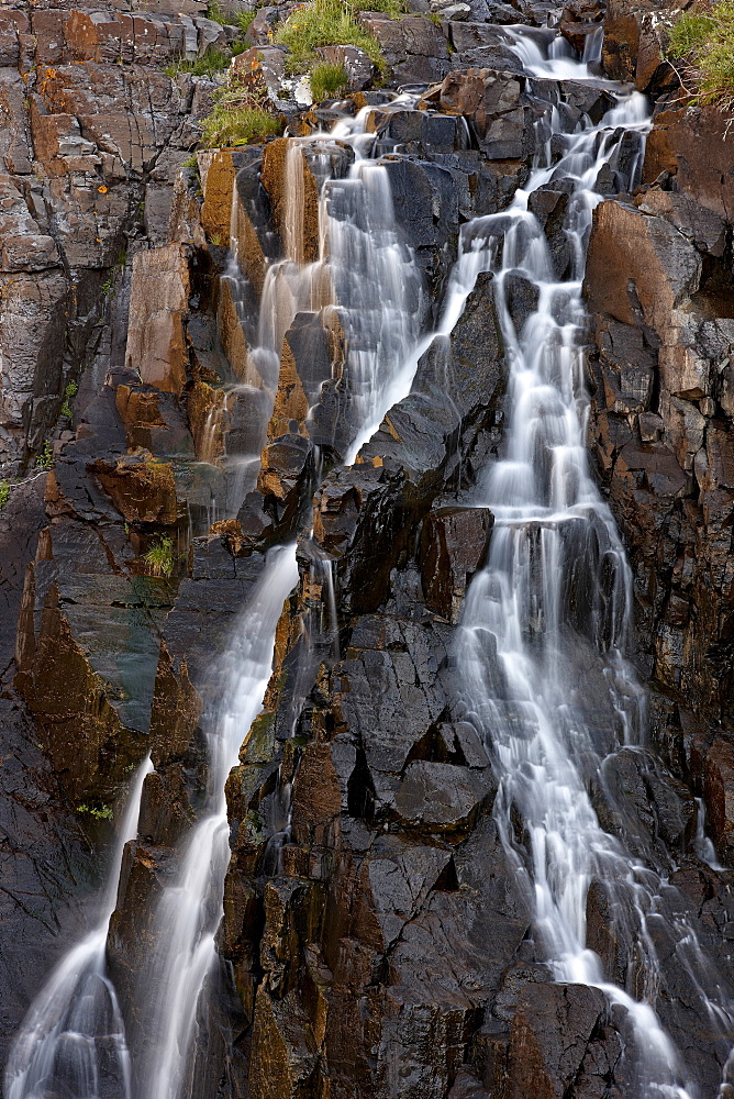 Waterfall on Clear Creek, San Juan National Forest, Colorado, United States of America, North America