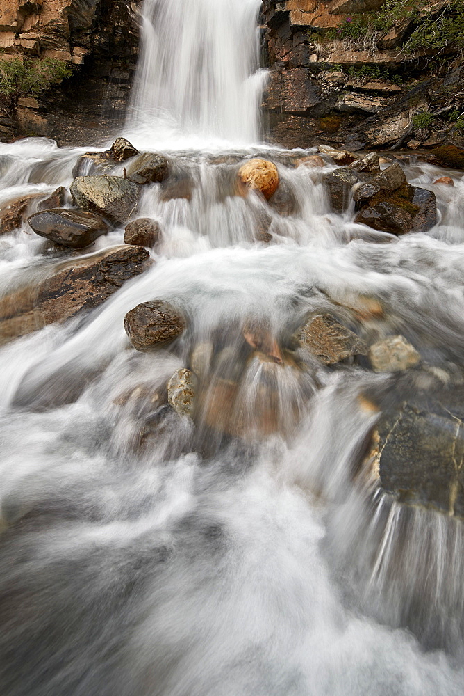 Tangle Falls, Jasper National Park, UNESCO World Heritage Site, Alberta, Canada, North America