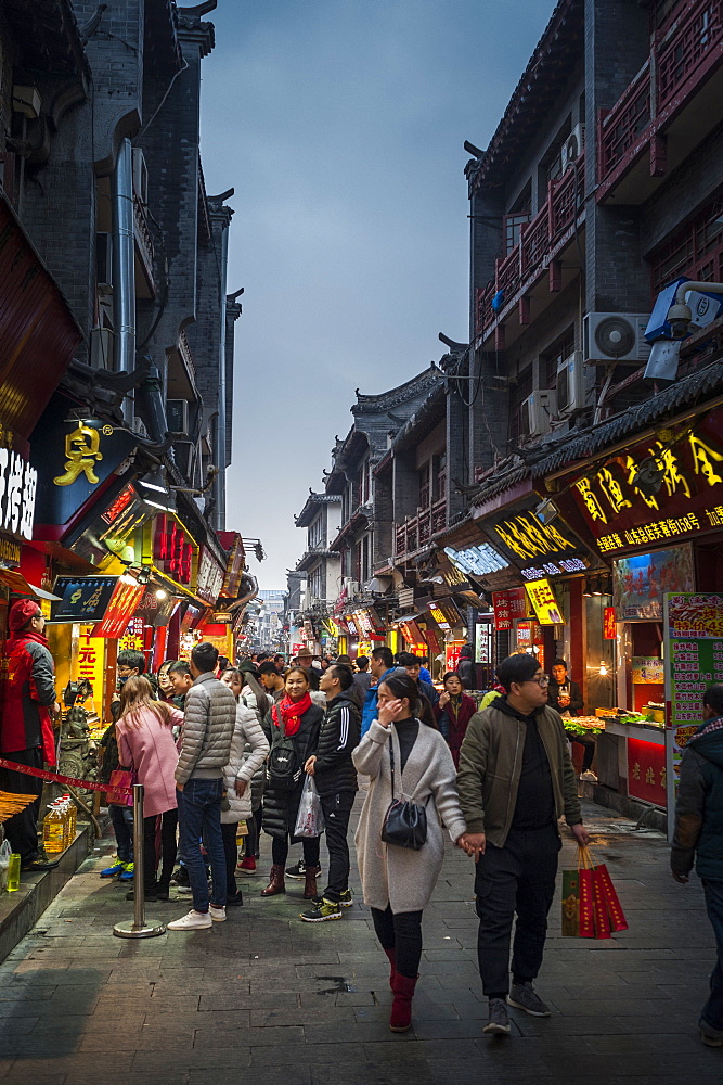 Street food in Jinan, Shandong province, China, Asia