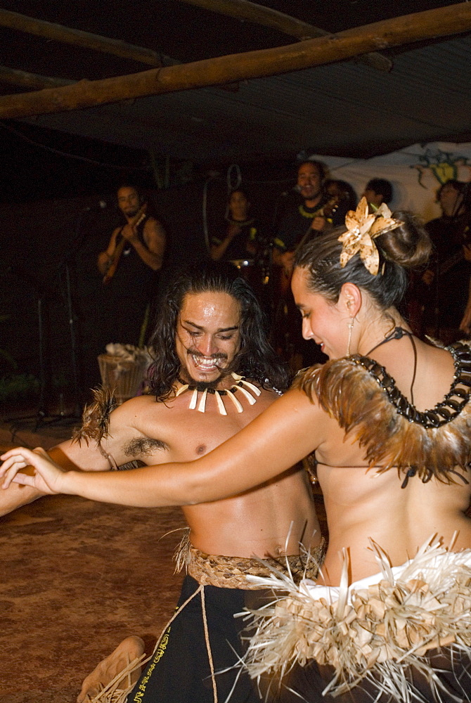 Matatoa Dancers, Hanga Roa, Easter Island (Rapa Nui), Chile, South America