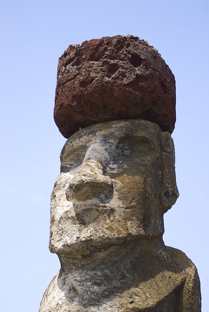 Ahu Tongariki, UNESCO World Heritage Site, Easter Island (Rapa Nui), Chile, South America