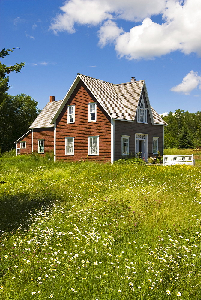 Gaspesian British Heritage Village, Gaspe peninsula, province of Quebec, Canada, North America