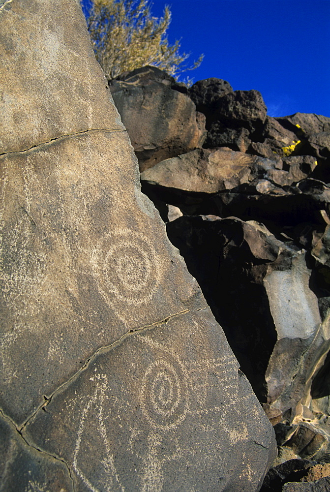 Petroglyphs, Santa Fe County, New Mexico, United States of America, North America