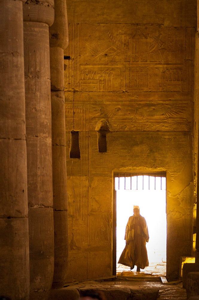 Interior of the Temple of Seti I, Abydos, Egypt, North Africa, Africa