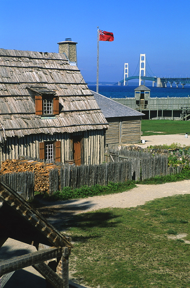 Colonial Michilimackinac, Mackinaw City, Michigan, United States of America, North America