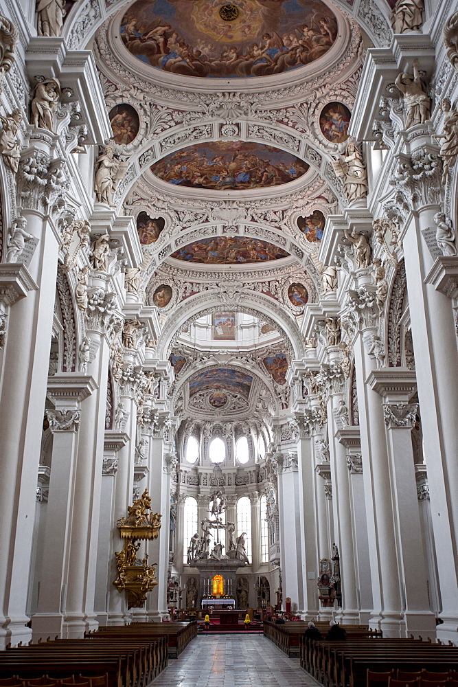 St. Stephan's Cathedral, Passau, Bavaria, Germany, Europe