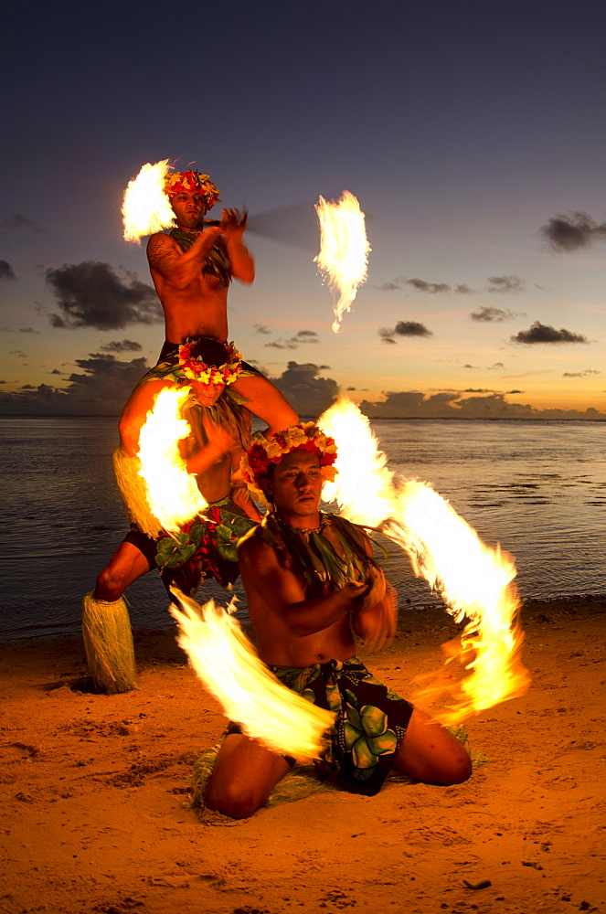 Fire Dance, Viti Levu, Fiji, Melanesia, Oceania, Pacific Islands, Pacific