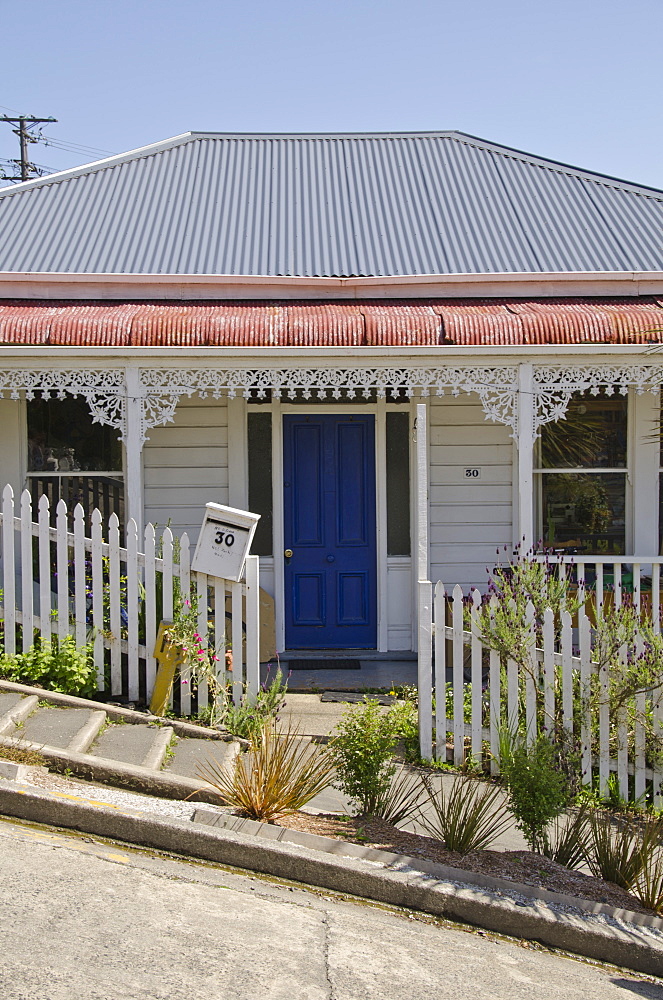 World's Steepest Street, Baldwin Street, Dunedin, Otago, South Island, New Zealand, Pacific