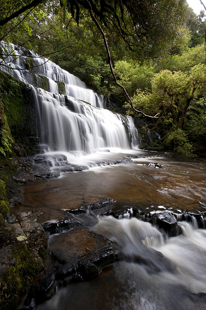 Purakaunui Falls, Southland, South Island, New Zealand, Pacific