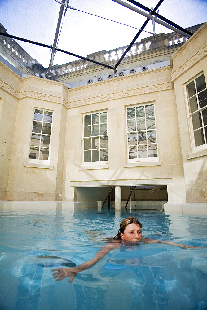 Hot Bath, Thermae Bath Spa, Bath, Avon, England, United Kingdom, Europe