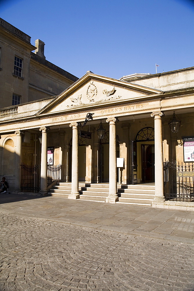 King's and Queen's Baths, Bath, Avon, England, United Kingdom, Europe