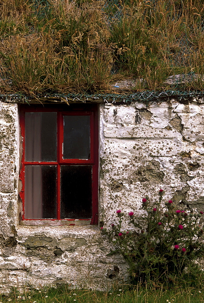 Abandoned house, Duncansclett, West Burra, South Mainland, Shetland Islands, Scotland, United Kingdom, Europe