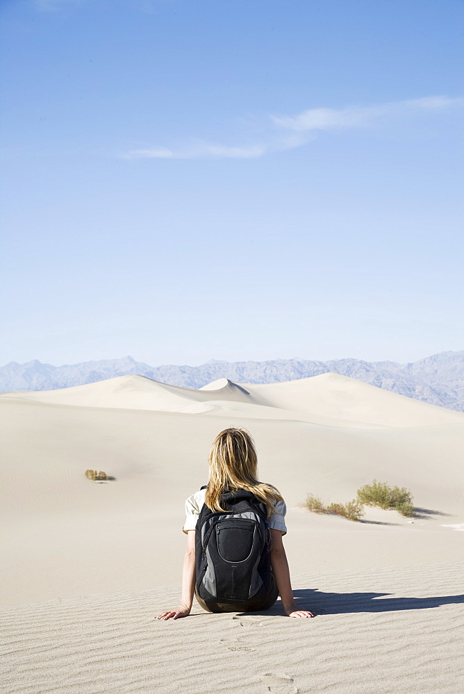 The Sand Dunes, Death Valley National Park, California, United States of America, North America