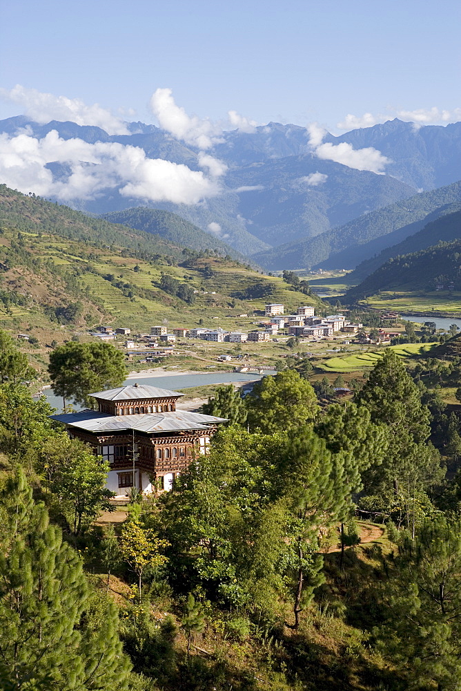 Punakha, Bhutan, Himalayas, Asia