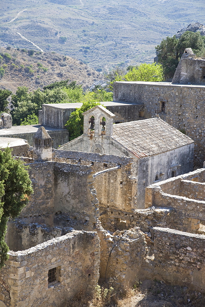 Old Monastery of Agios Joannis, Preveli, Crete, Greek Islands, Greece, Europe