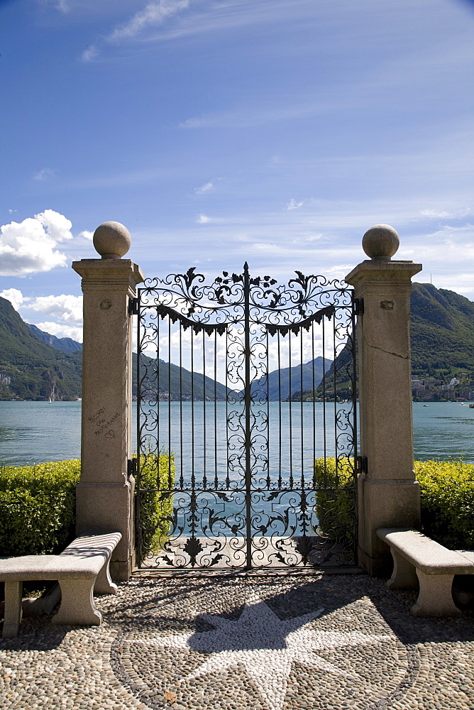 Lugano, Lake Lugano, Tessin (Ticino) Canton, Switzerland, Europe