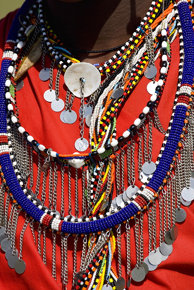 Masai warrior, Masai Mara National Reserve, Kenya, East Africa, Africa