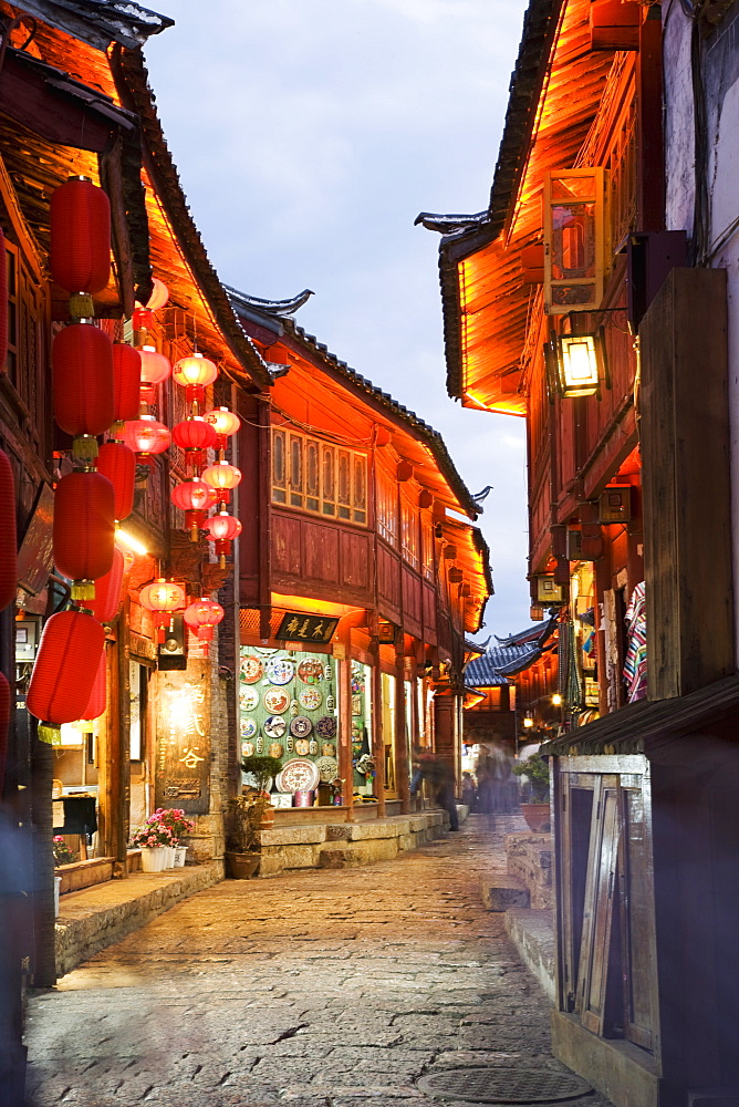 The Old Town, Lijiang, UNESCO World Heritage Site, Yunnan Province, China, Asia