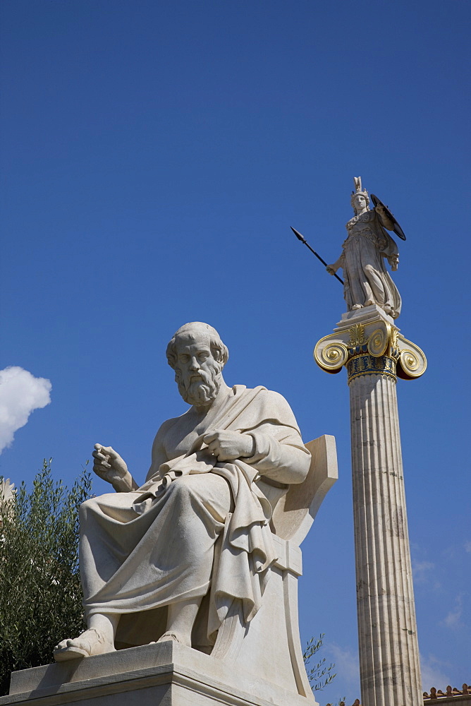 Statue of Plato, The Academy, Athens, Greece, Europe