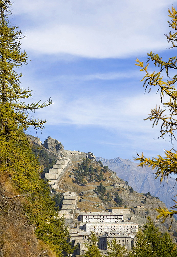 The fort of Fenestrelle, Piedmont, Italy, Europe