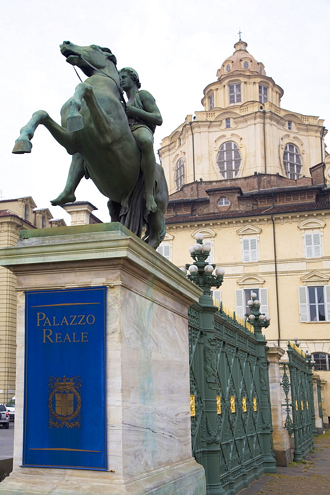 The Royal Palace, Turin (Torino), Piedmont, Italy, Europe