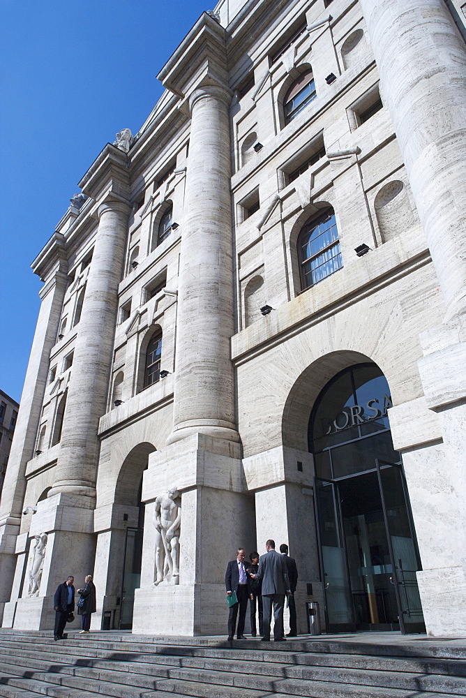 Borsa (Stock Exchange), Milan, Lombardy, Italy, Europe