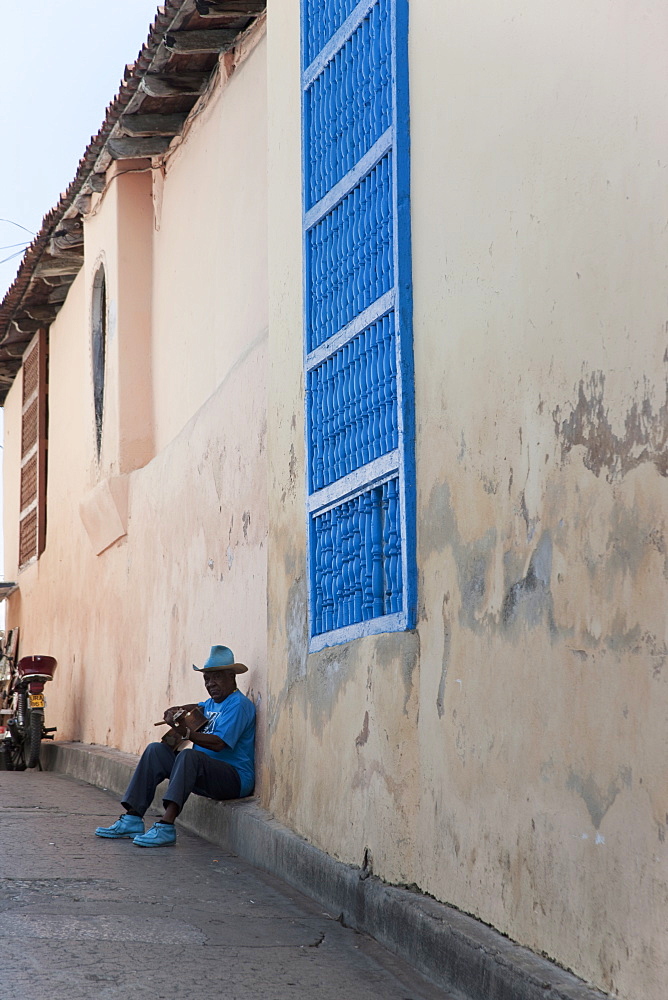 Guitar player, Santiago de Cuba, Cuba, West Indies, Central America