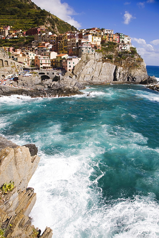 Manarola, Cinque Terre, UNESCO World Heritage Site, Liguria, Italy, Europe