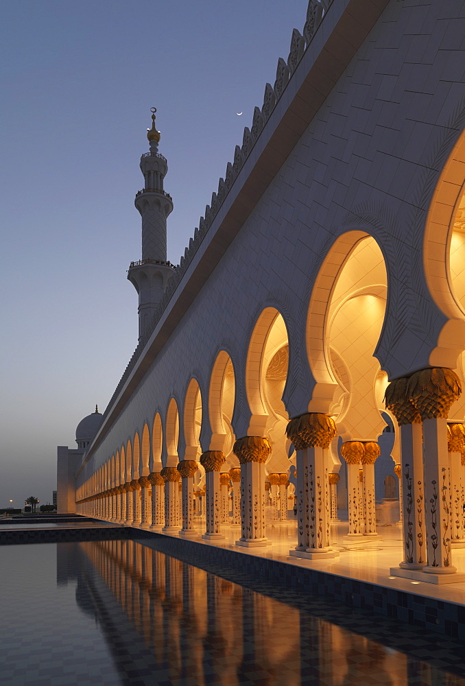 Sheikh Zayed Mosque, Abu Dhabi, United Arab Emirates, Middle East