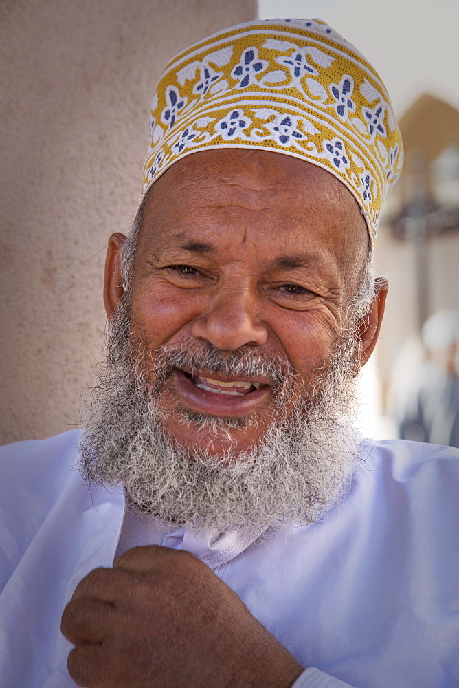 Arab man in the Souk of Nizwa, Oman, Middle East