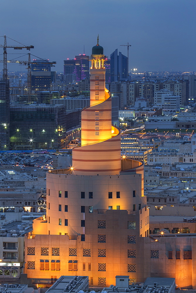 The Islamic Cultural Center Minaret, Doha, Qatar, Middle East