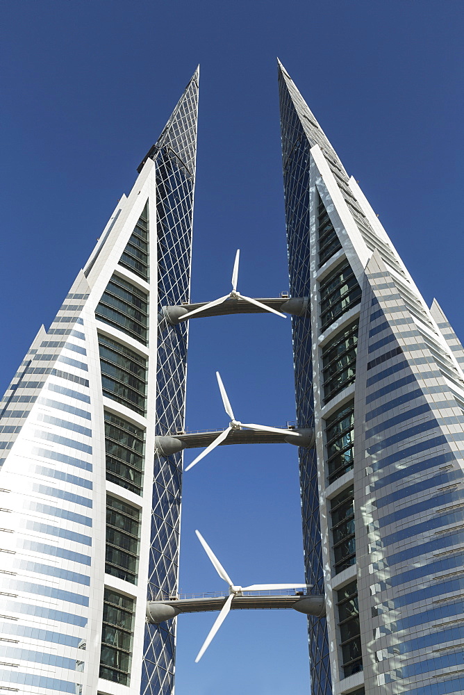 Bahrain World Trade Center, Manama, Bahrain, Middle East 