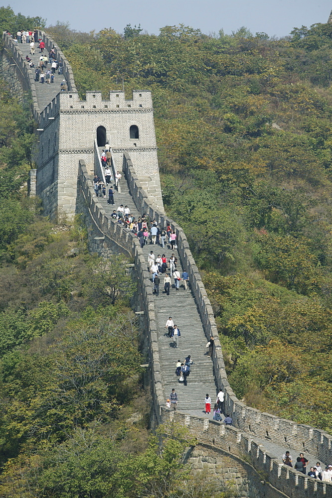 The Great Wall at Mutianyu, UNESCO World Heritage Site, near Beijing, China, Asia