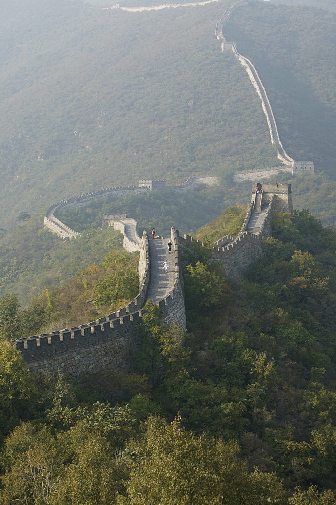 The Great Wall at Mutianyu, UNESCO World Heritage Site, near Beijing, China, Asia