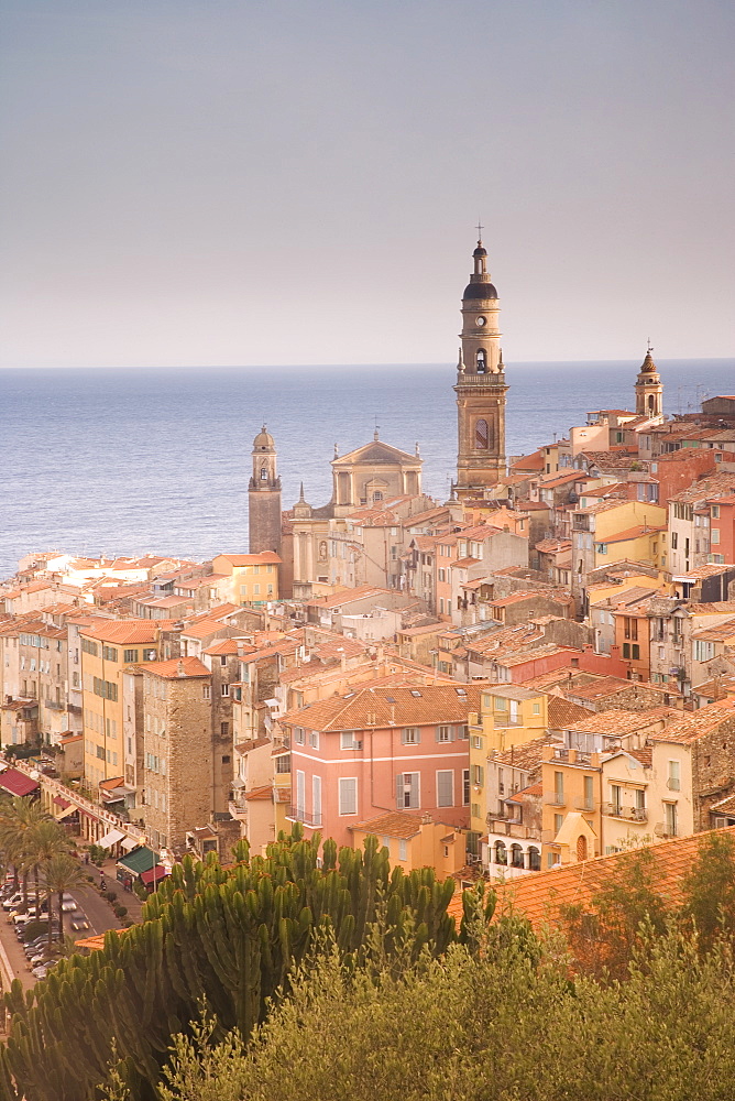 Menton, Alpes Maritimes, Provence, Cote d'Azur, French Riviera, France, Mediterranean, Europe