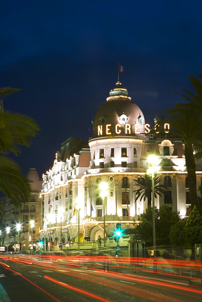 Hotel Negresco, Promenade des Anglais, Nice, Alpes Maritimes, Provence, Cote d'Azur, French Riviera, France, Europe