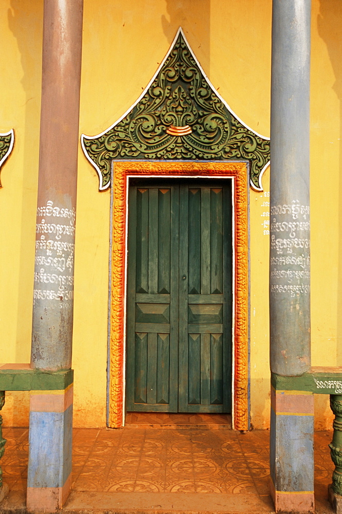 Buddhist temple, Sen Monorum, Mondulkiri Province, Cambodia, Indochina, Southeast Asia, Asia