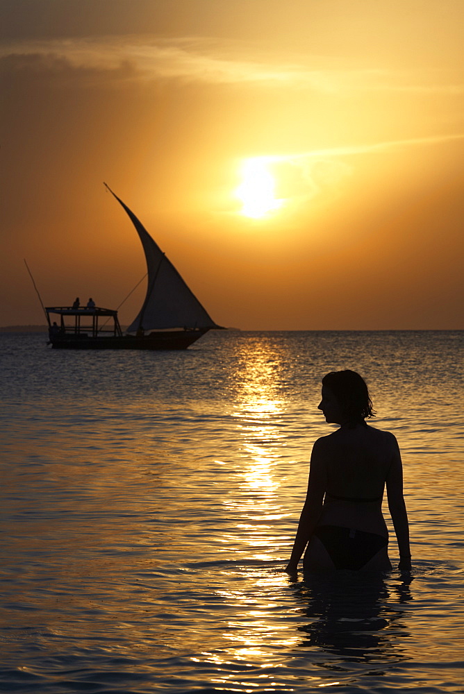 Kendwa Beach, Zanzibar, Tanzania, East Africa, Africa
