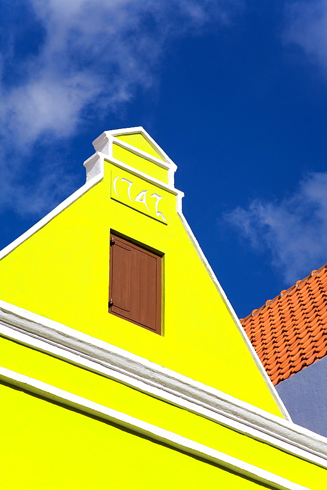 Architecture on Breedestraat, Punda District, Willemstad, Curacao, Netherlands Antilles, West Indies, Caribbean, Central America