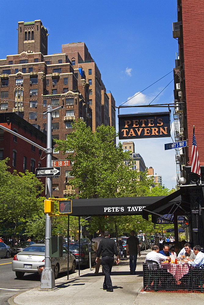 Pete's Tavern on Irving Place, Gramercy Park District, Midtown Manhattan, New York City, New York, United States of America, North America